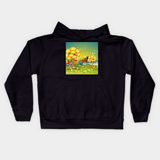 Autumn Town Kids Hoodie